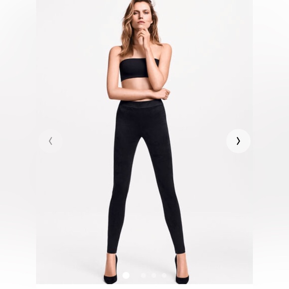 NWT Wolford black velour|ultra suede leggings size 2 - Picture 6 of 6